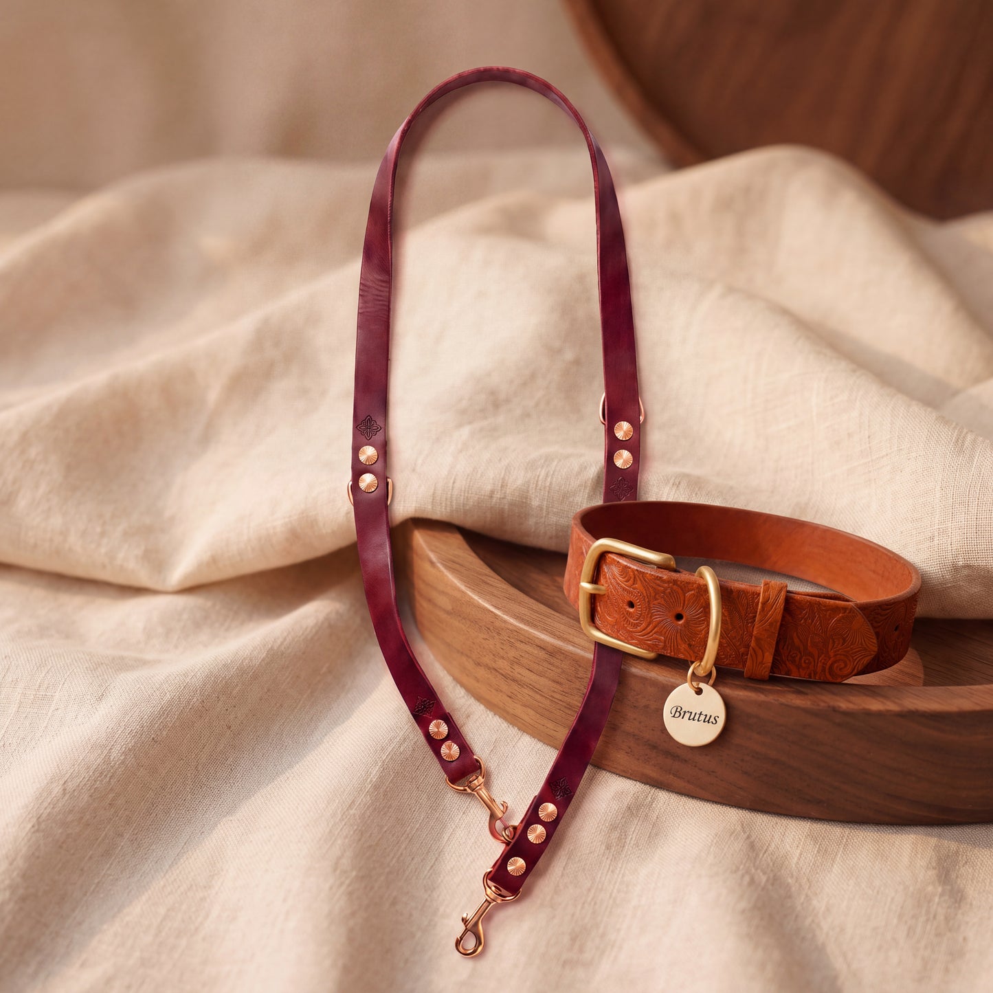 Set Cognac Wide – Necklace & Pendant